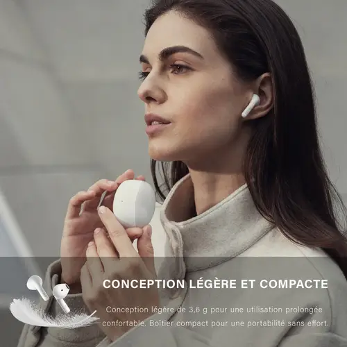 Edifier X2s Hi-Res Wireless-Ohrhörer, Bluetooth 5.3 In-Ear Kopfhörer, leicht, AI-Geräuschunterdrückung, IP54, Weiß Edifier X2s Hi-Res Wireless-Ohrhörer, Bluetooth 5.3 In-Ear Kopfhörer, leicht, AI-Geräuschunterdrückung, IP54, Weiß