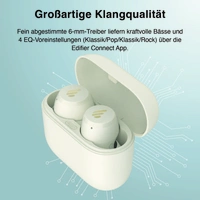 Edifier X3 Lite Echte Bluetooth 5.3 kabellose In-Ear-Kopfhörer für Anruf/Musik/Spiel,kabellose Ohrhörer, Geräuschunterdrückung,Elfenbein Edifier X3 Lite Echte Bluetooth 5.3 kabellose In-Ear-Kopfhörer für Anruf/Musik/Spiel,kabellose Ohrhörer, Geräuschunterdrückung,Elfenbein