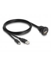 Delock USB-Kabel - USB, 24 pin USB-C (M) zu USB, 24 pin USB-C (W) - 1 m - bis zu