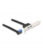 Delock USB-Kabel - 19-polige USB-Stiftleiste (M) - gewinkelt zu USB (W) - 50 cm