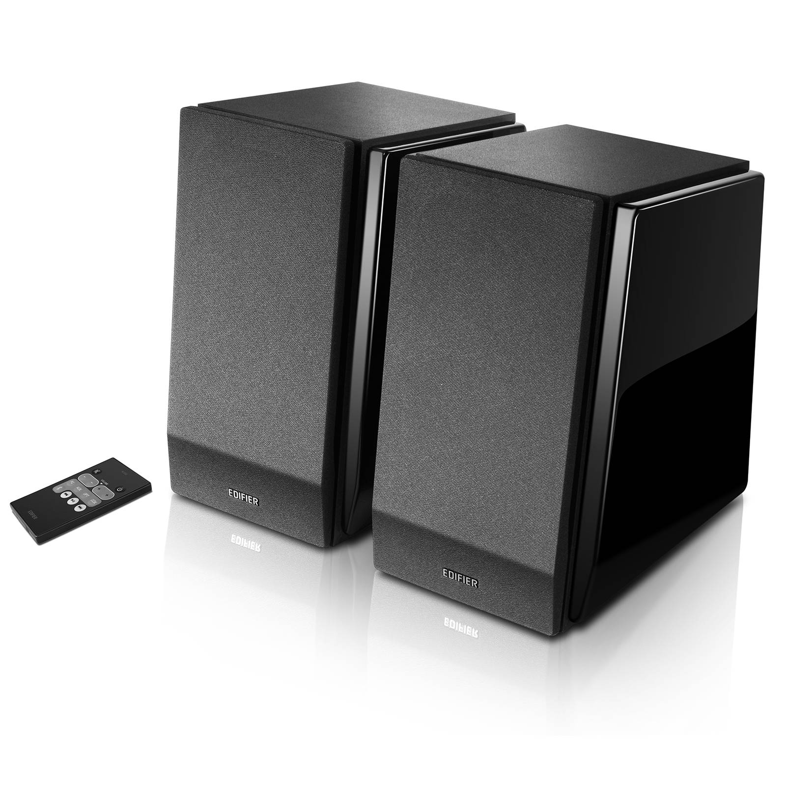 Edifier R1850DB HIFI-Aktiv-Regallautsprecher mit Bluetooth und optischem Eingang, 2.0-Studio-Monitorlautsprecher, eingebauter Verstärker, Schwarz