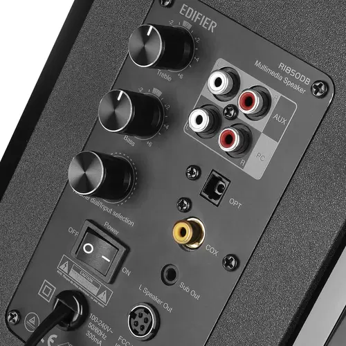 Edifier R1850DB HIFI-Aktiv-Regallautsprecher mit Bluetooth und optischem Eingang, 2.0-Studio-Monitorlautsprecher, eingebauter Verstärker, Schwarz Edifier R1850DB HIFI-Aktiv-Regallautsprecher mit Bluetooth und optischem Eingang, 2.0-Studio-Monitorlautsprecher, eingebauter Verstärker, Schwarz
