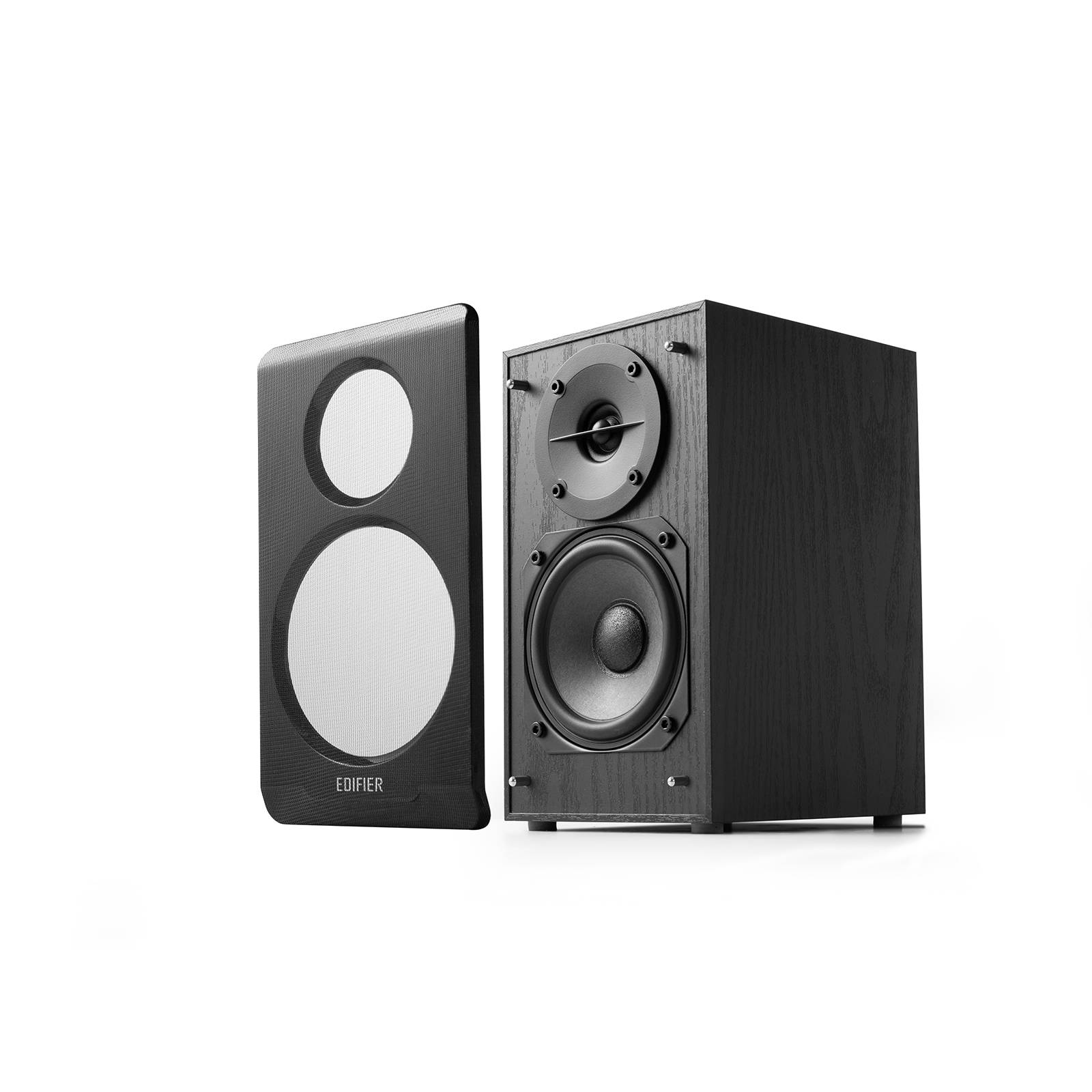 Edifier R33BT Aktive Bluetooth-Computerlautsprecher - 2.0-Regallautsprecher - Powered Studio Monitor - Schwarz(Generalüberholt)