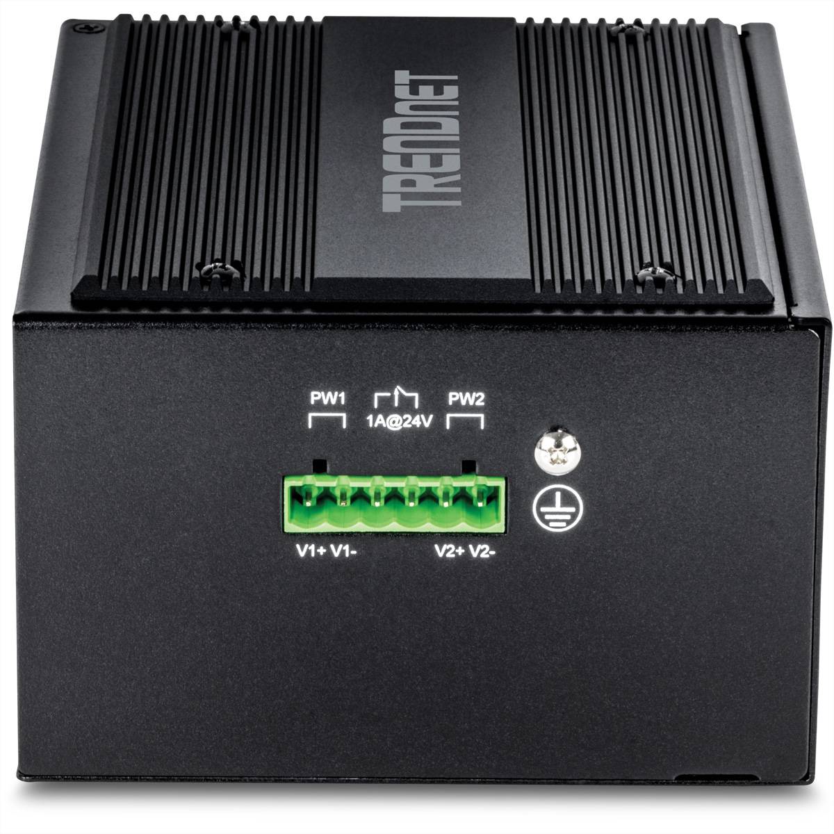 TRENDnet TI-PG262 DIN-Rail Switch, 26-Port gehärteter Industrial Gigabit PoE+