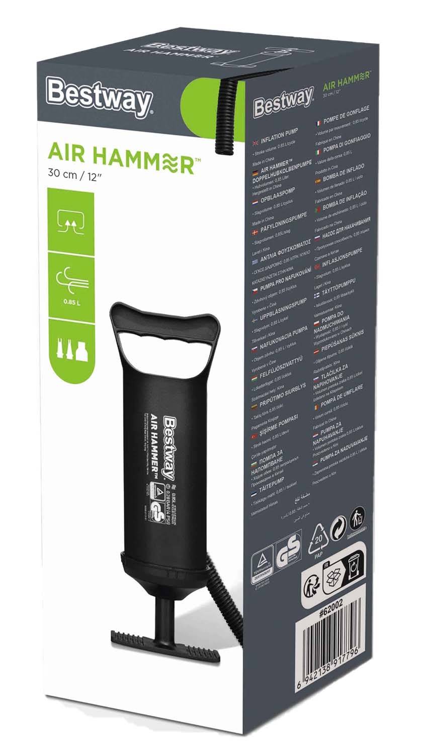 Bestway 62002 - Air Hammer Doppelhubkolbenpumpe 30 cm