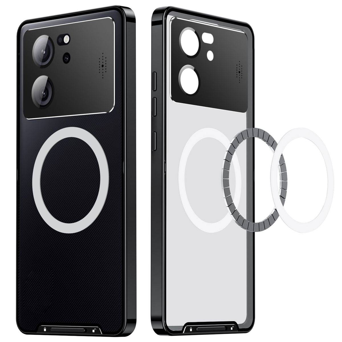 Für Xiaomi 13T / 13T Pro Magsafe Metall Case Cover Schutz Tasche Hülle