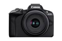 Canon EOS R50 - Schwarz + RF-S 18-45 IS STM + RF-S 55-210mm F5-7.1 IS STM Kit - 24,2 MP - 6000 x 4000 Pixel - CMOS - 4K