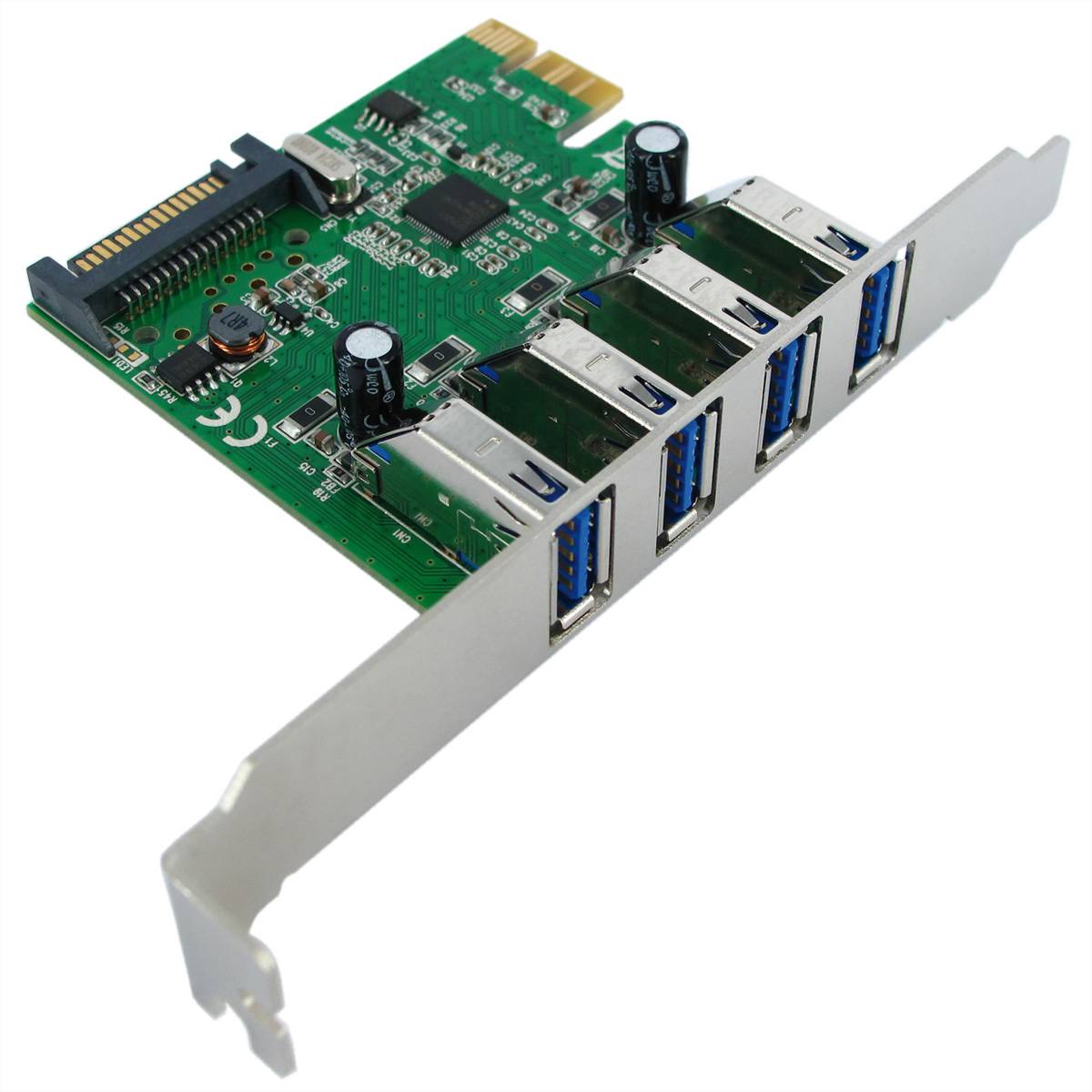 VALUE - PCI-Express Adaptr 4x USB3.2 Gen1 5Gbit/s - PCI-Express - 5.000 Mbps