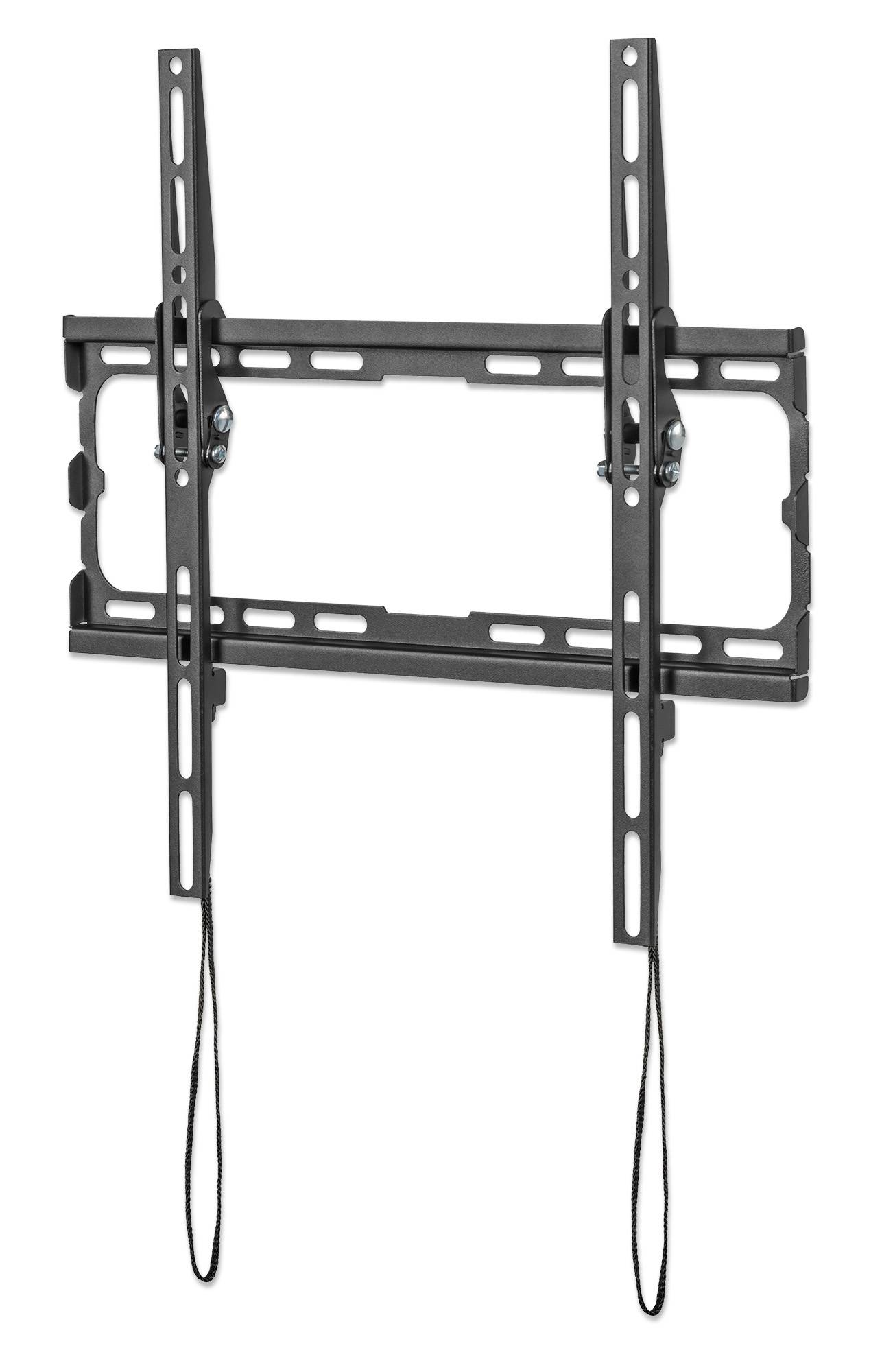Manhattan Befestigungskit (Wandmontage) - schmal - für Flachbildschirm - Neigen - stabiler Stahl - Schwarz - Bildschirmgröße: 81.3-177.8 cm (32"-
