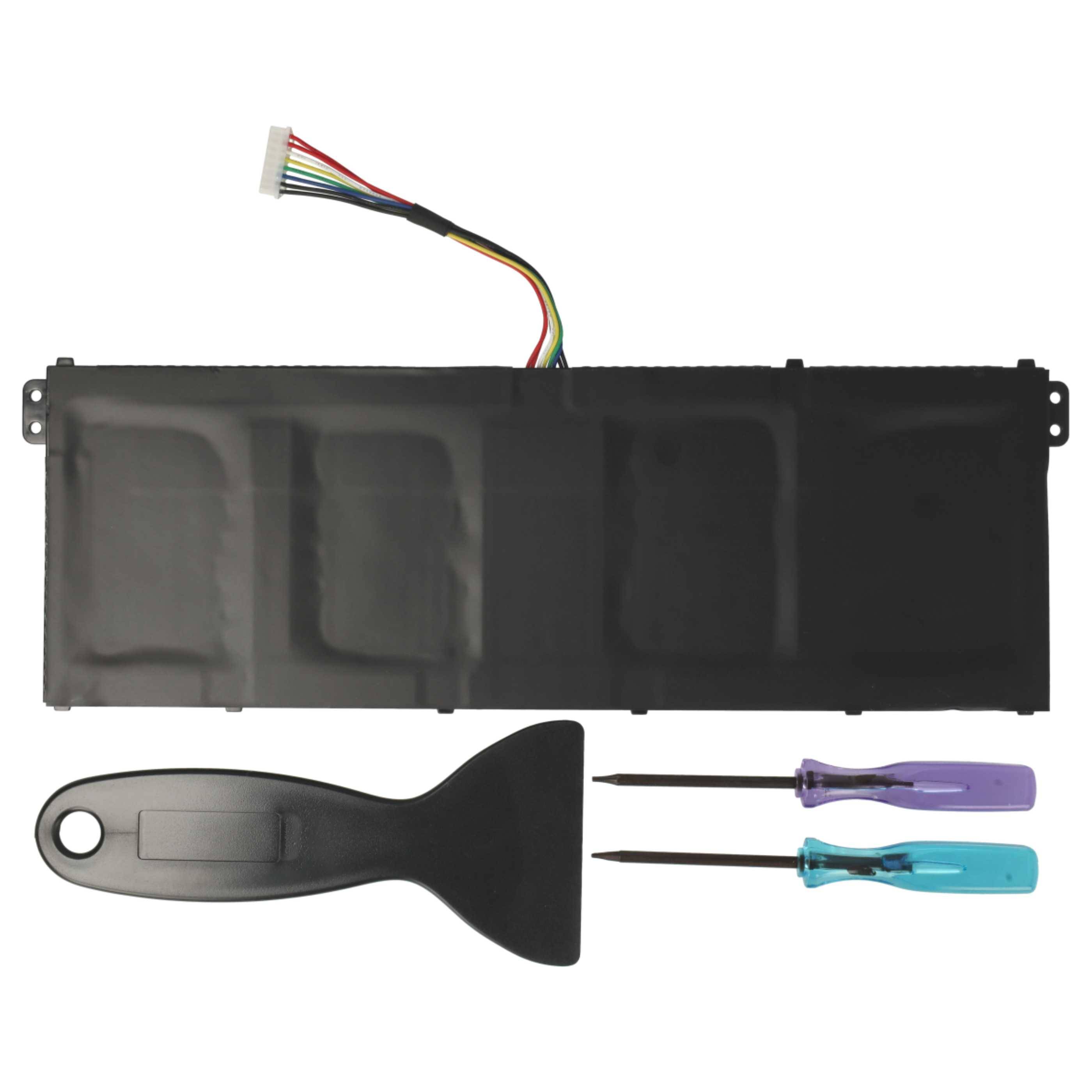 vhbw Akku kompatibel mit Acer Predatore Helios 300 G3-572-763V, G3-572-7884, PH315-51-54Q4 Notebook (3000 mAh, 15,2 V, Li-Polymer)