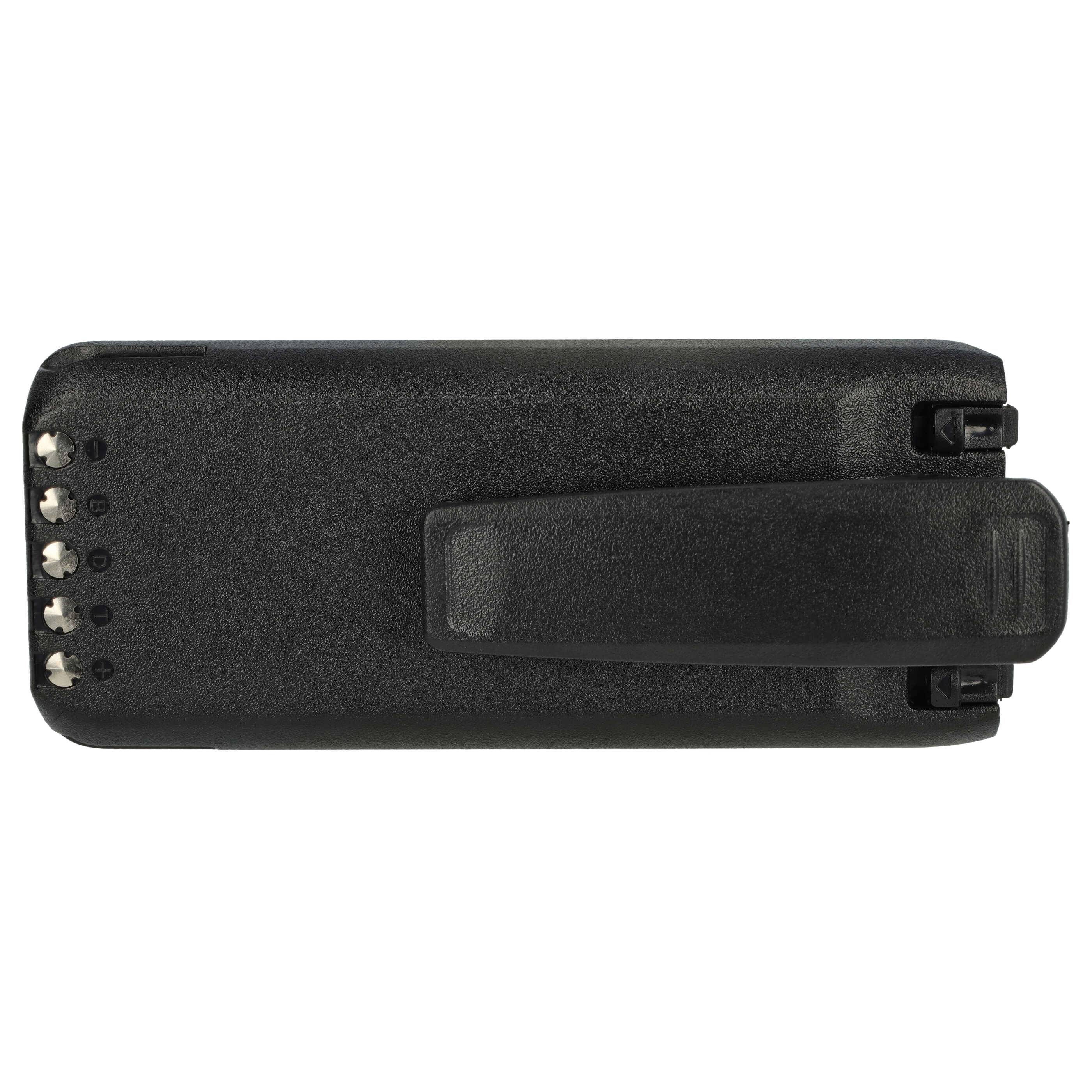 vhbw Akku kompatibel mit Icom IC-A25CE, IC-A25N, IC-A25, IC-A25NE Funkgerät, Walkie Talkie (2350 mAh, 7,4 V, Li-Ion)