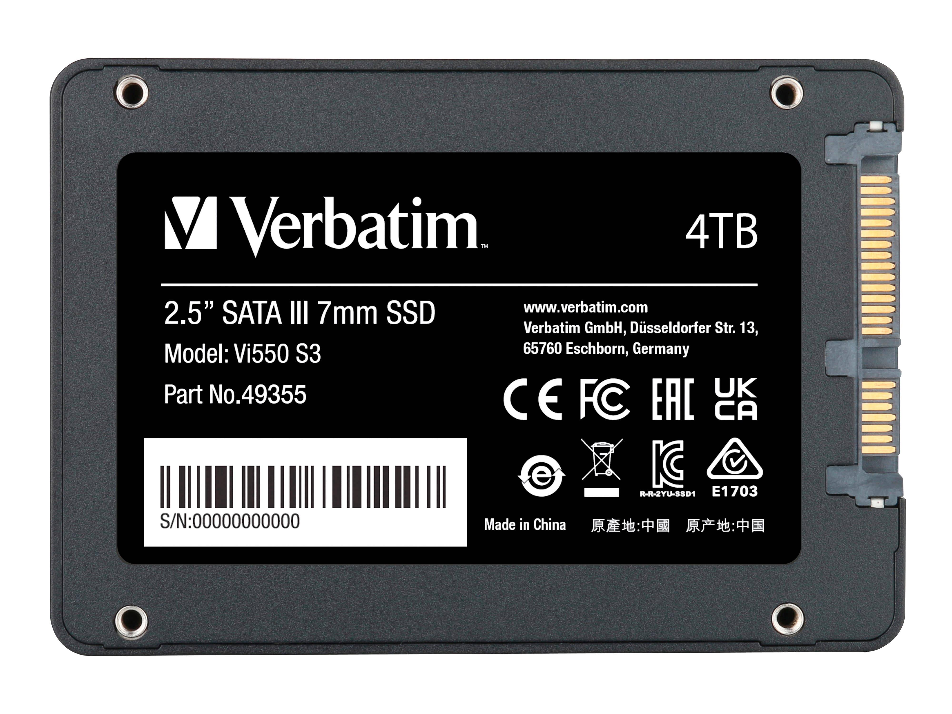 VERBATIM SSD Vi550, 4 TB
