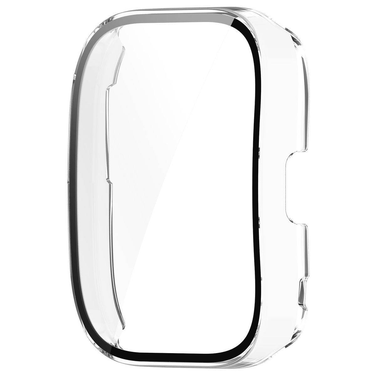 Für Amazfit Bip 5 Kunststoff Smart Watch Hülle mit Schutzglas Transparent