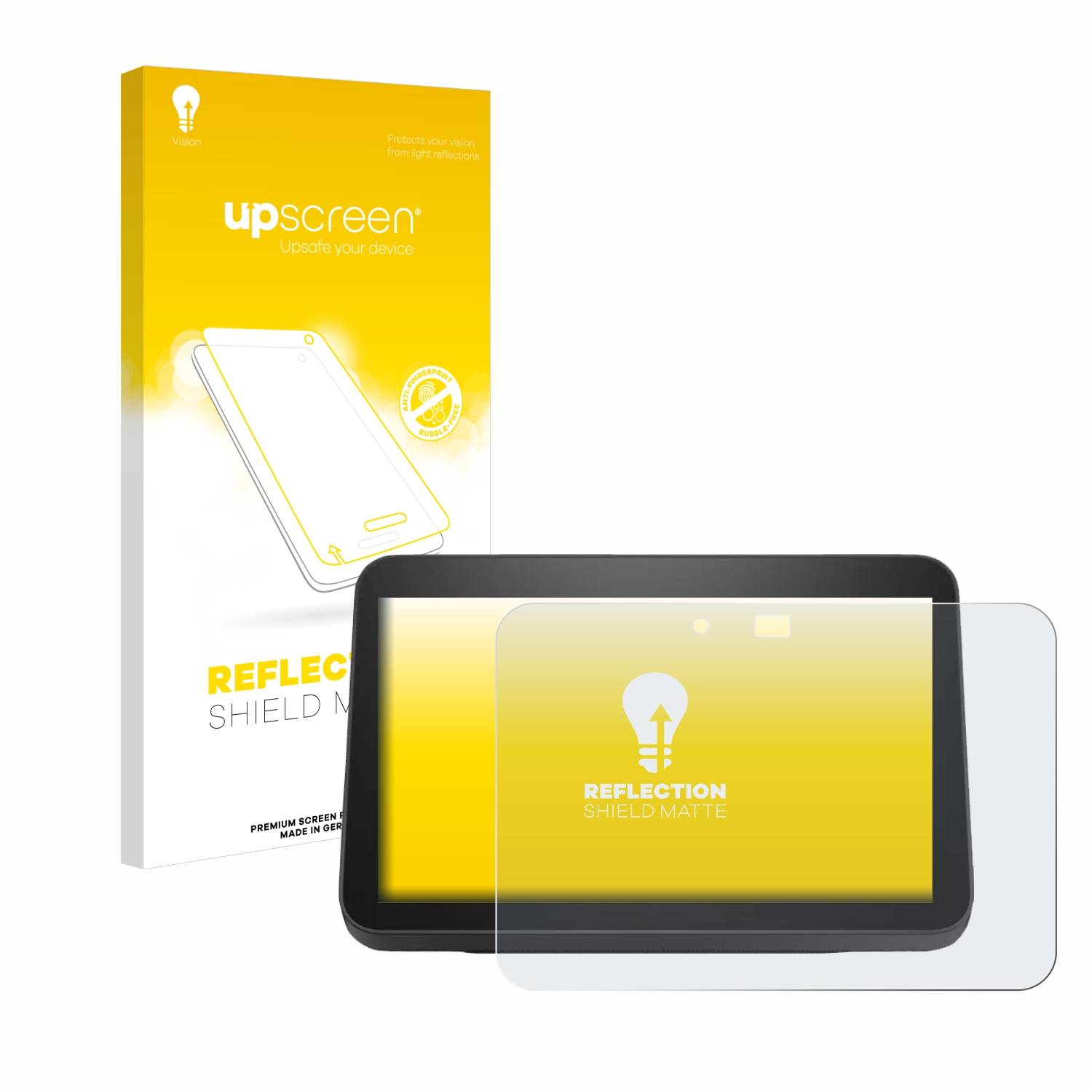 upscreen Reflection Shield Matt Schutzfolie für Amazon Echo Show 8 2023 (3. Gen.)