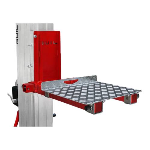 GUIL ACT-04/P - Ladefläche passend für Material-Lift TORO-A/ B/ C/ D-Serie (Maße 440 x 475 mm) - in silber