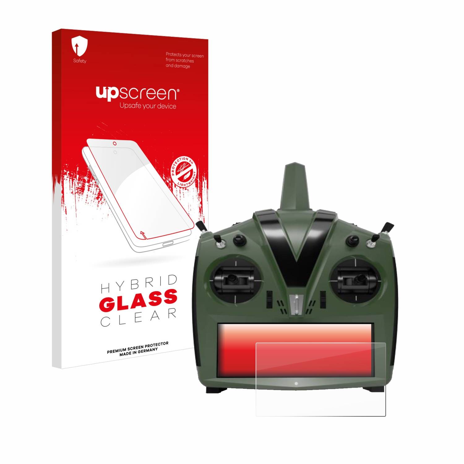 upscreen Hybrid Glas Panzer-Folie für VBar Control Evo