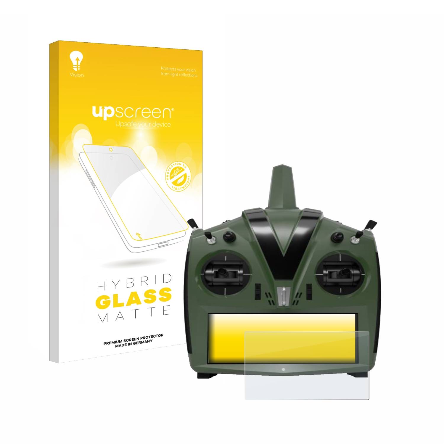 upscreen Hybrid Glas Matt Panzer-Folie für VBar Control Evo