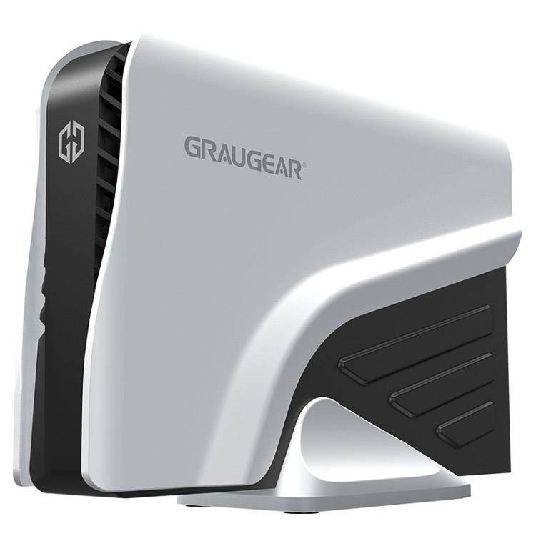 GRAUGEAR - externe Festplatte 8TB für PS4/PS5 USB-C/USB-A - HDD-Wechselrahmen - 3,5""