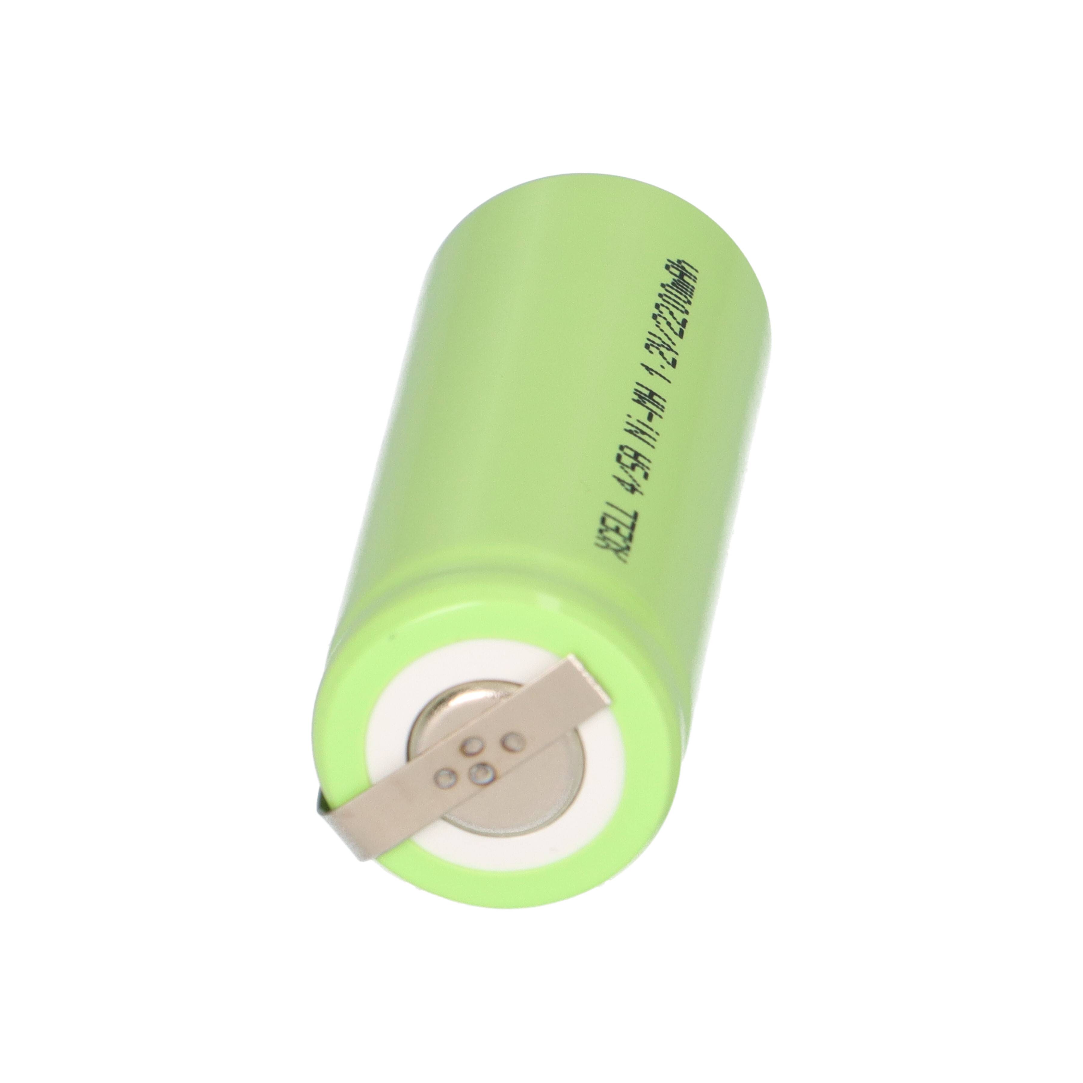 Ersatzakku 1,2V 2200mAh 17x42mm Markenzelle Zelle Oral B 5000 Triumph Zahnbürste