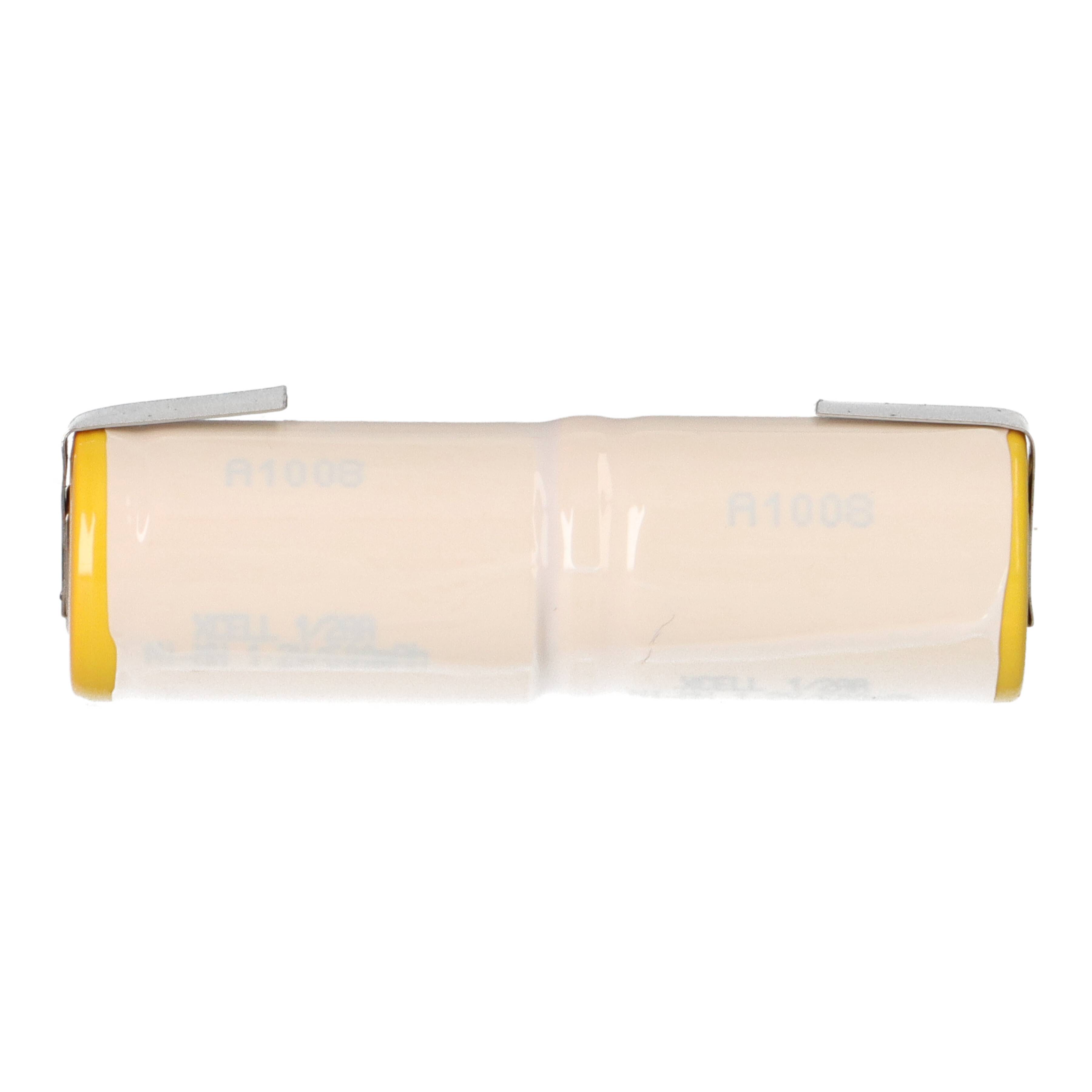 Akkupack 2,4V 600mAh. m. U Lötfahnen f. Grundig MT 5530