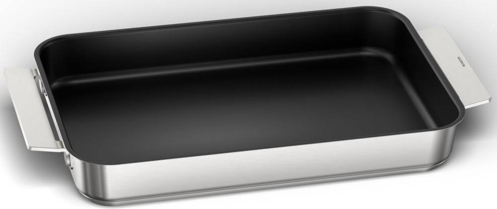 Eine Nahaufnahme eines schlanken, modernen Regals aus Metall und Schwarz mit klaren Linien und minimalistischem Design.