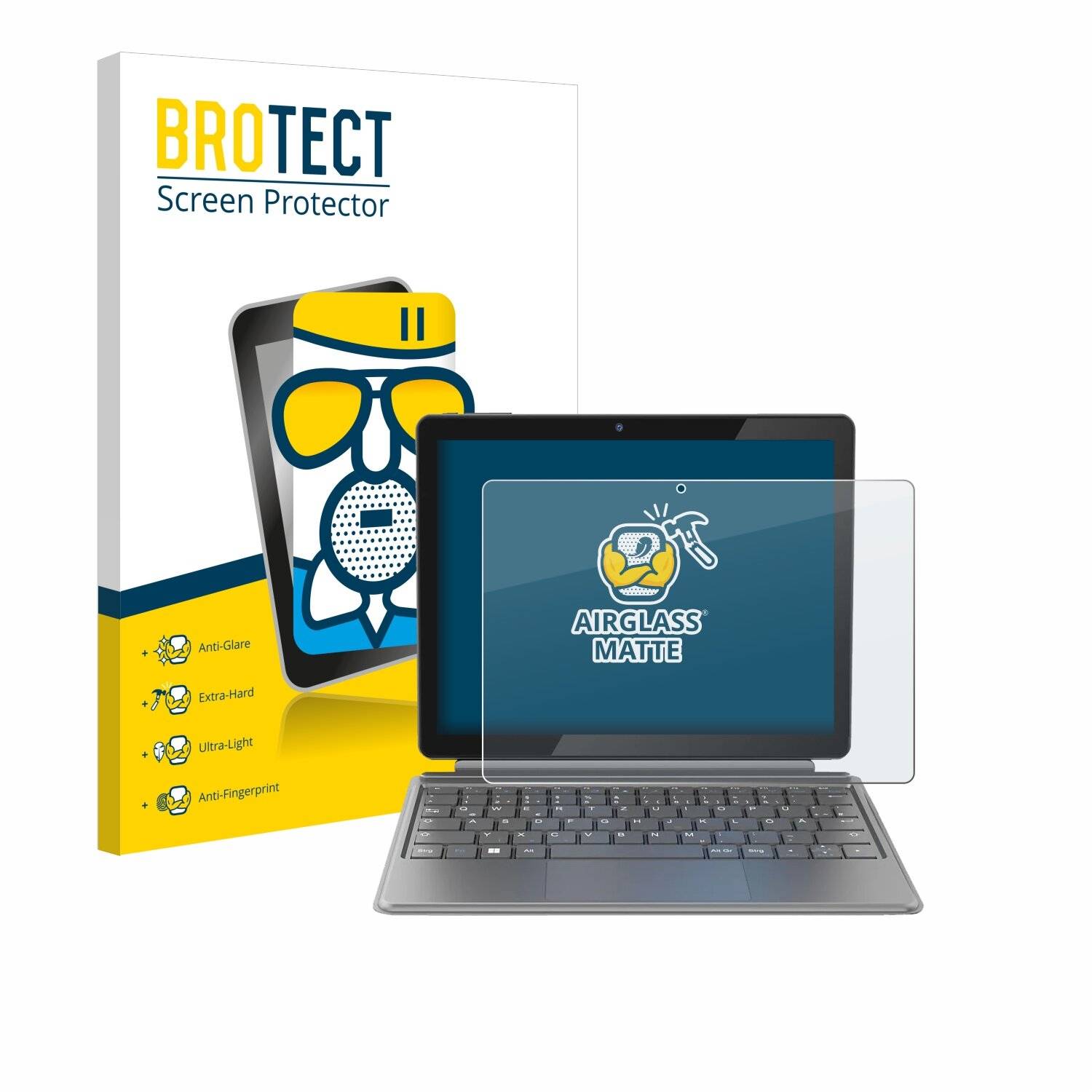 BROTECT AirGlass Matt Glas Panzer Folie für Alldocube iWork 20