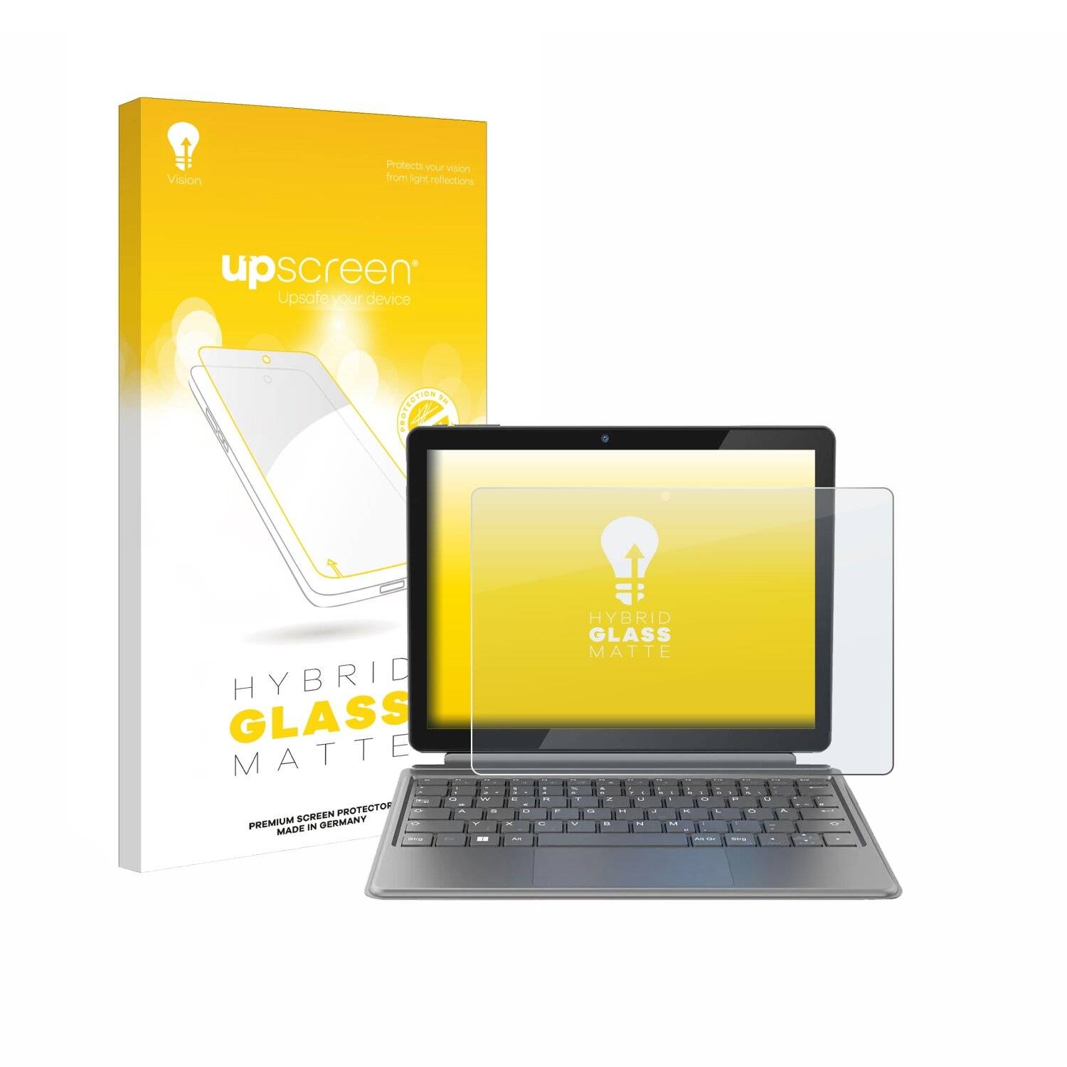 upscreen Hybrid Glas Matt Panzer-Folie für Alldocube iWork 20