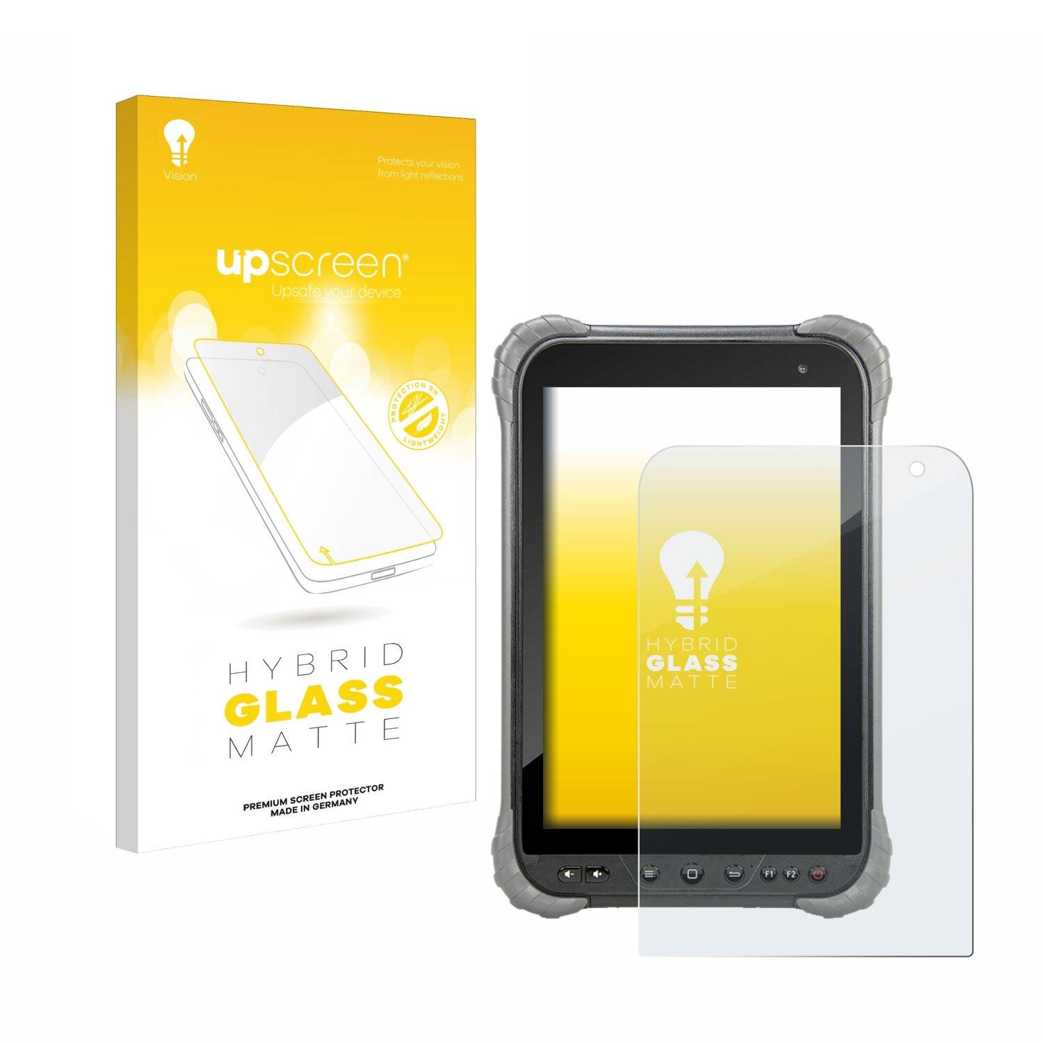 upscreen Hybrid Glas Matt Panzer-Folie für Juniper Systems Cedar
