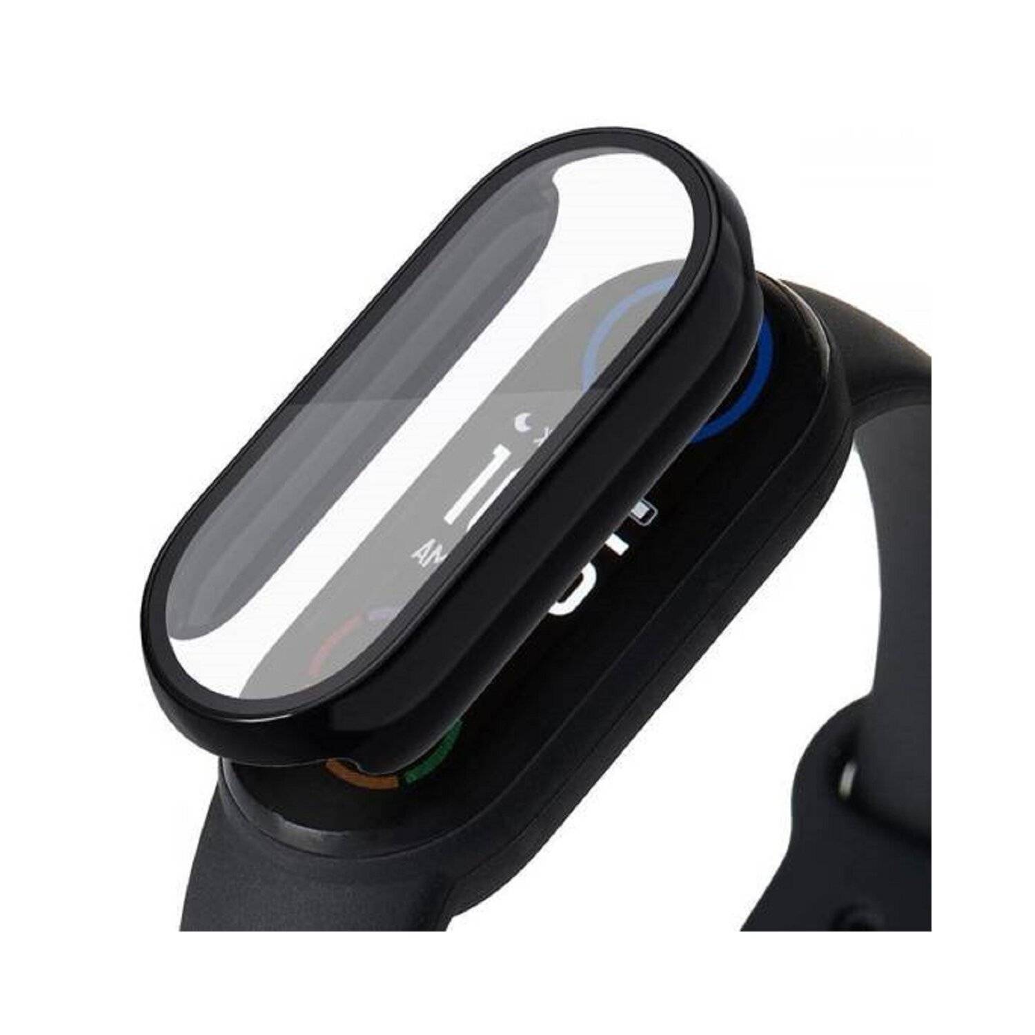 Schutzglas Folie XIAOMI MI BAND 3 / 4 / 5 / 6 / 6 NFC Tech-Protect Defense360 schwarz