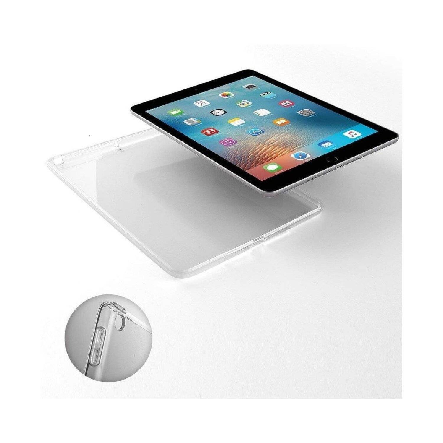 Slim Case Cover kompatibel mit Xiaomi Mi Pad 5 Pro 12.4" Flexible Silikonhülle Transparent