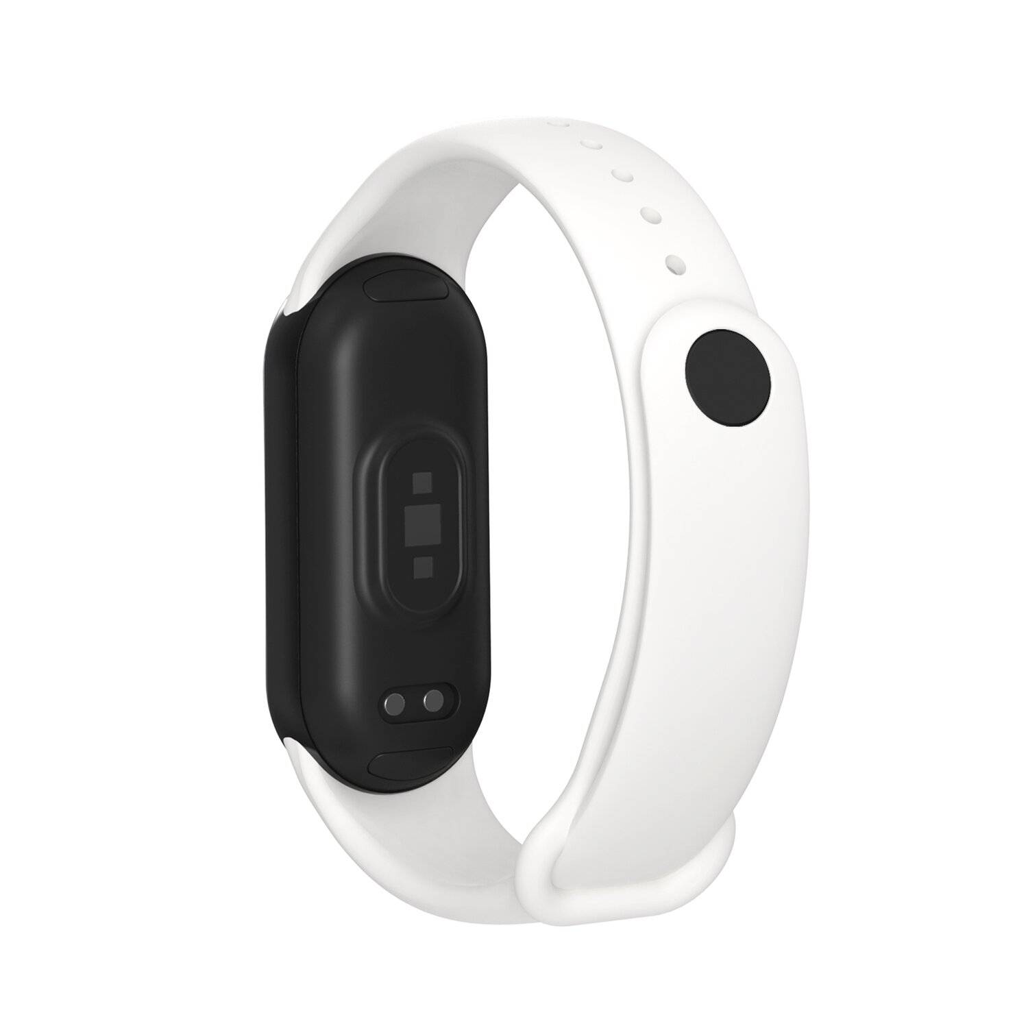 Strap Armband kompatibel mit Xiaomi Mi Band 8 Weiß