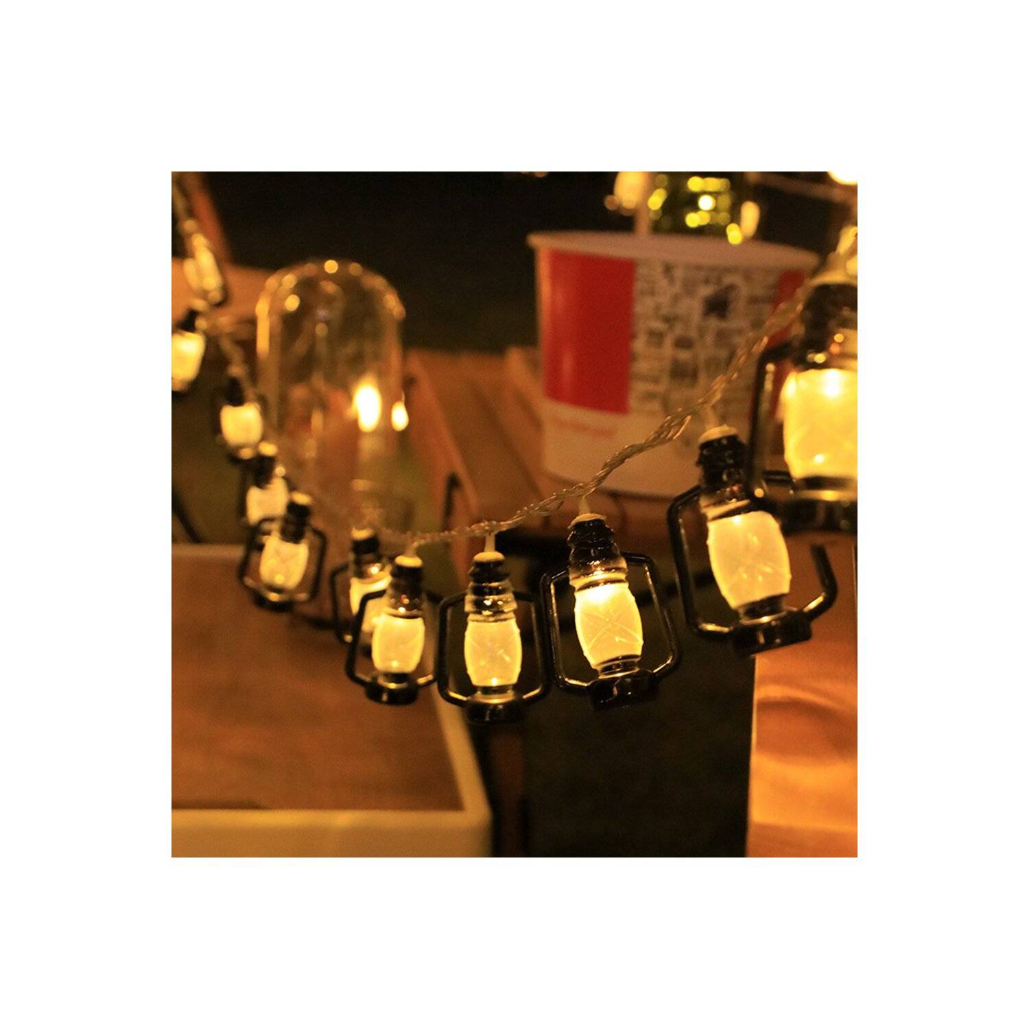 SUNARI Solar-Stringlaternen LED FLS-86 30LED 6,5m 600mAh Li-Ion Forever Light