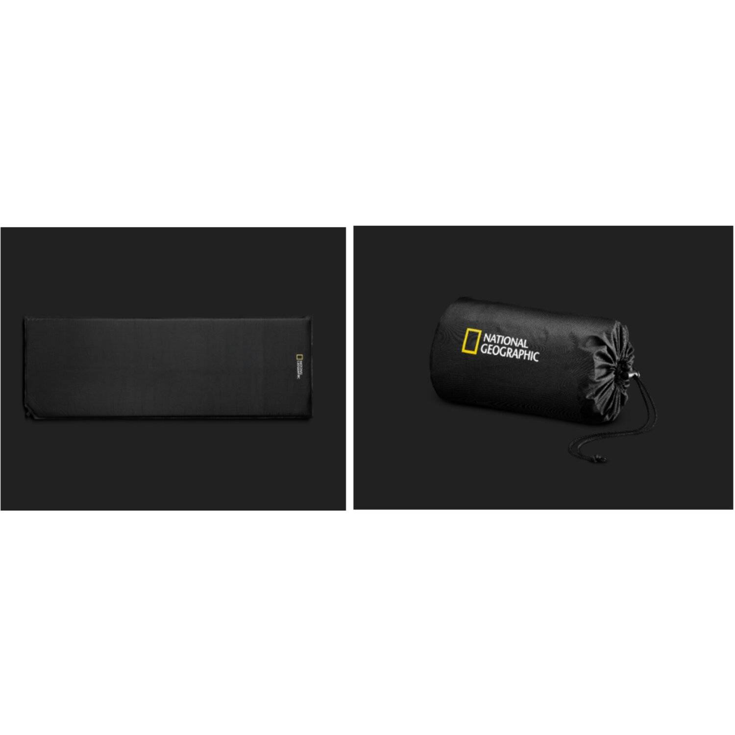 Outdoor Schlafmatte Isoliermatte für Wandern Camping Übernachtungen 183x51cm in Schwarz