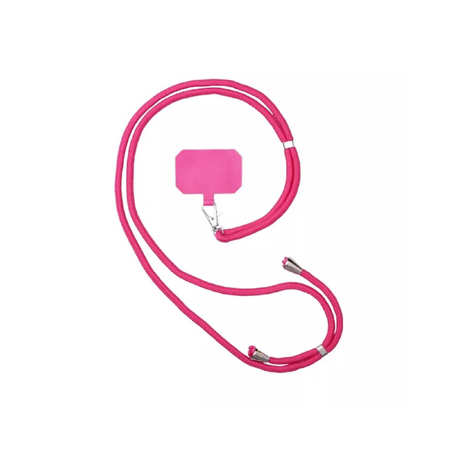 Stilvoller Riemen für Telefon und Schlüssel Dunkel Pink