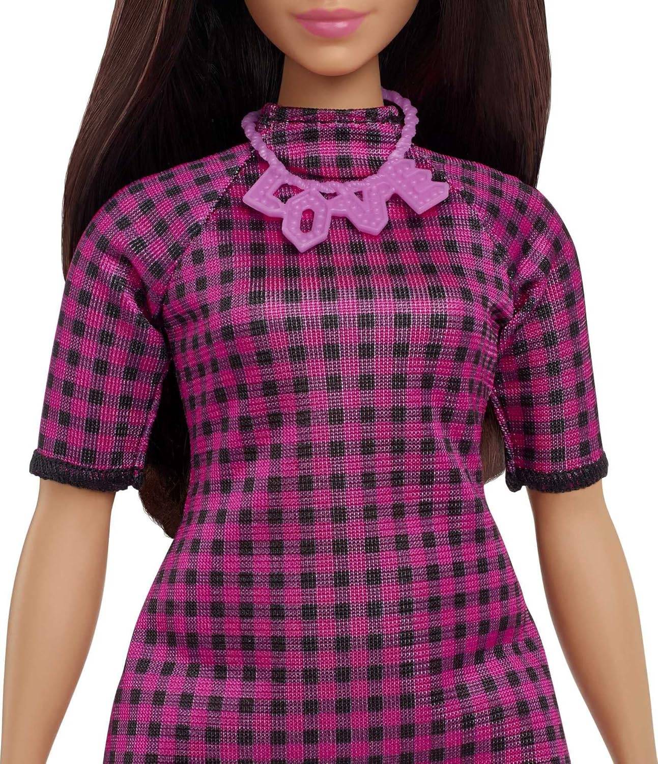 Barbie Fashionistas Puppe Langen braunen Haaren Liebeskette 3+ HBV20