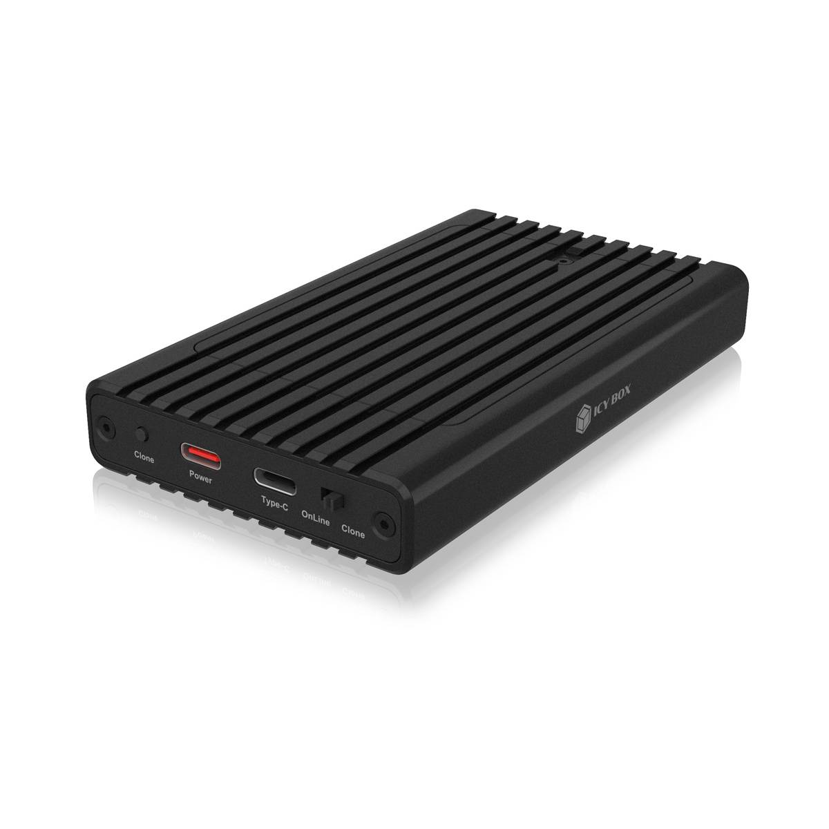 Gehäuse mit Klonfunktion für M.2 NVMe SSDs USB3.2 Gen2