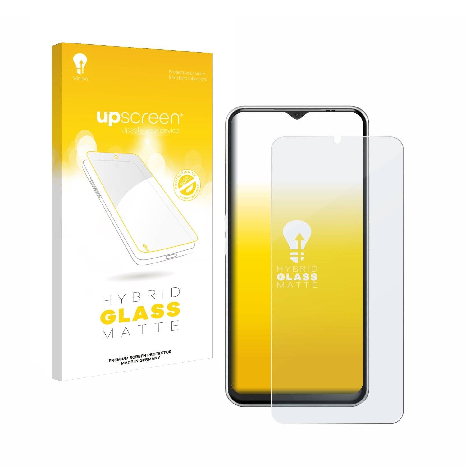 upscreen Hybrid Glas Matt Panzer-Folie für Emporia Smart