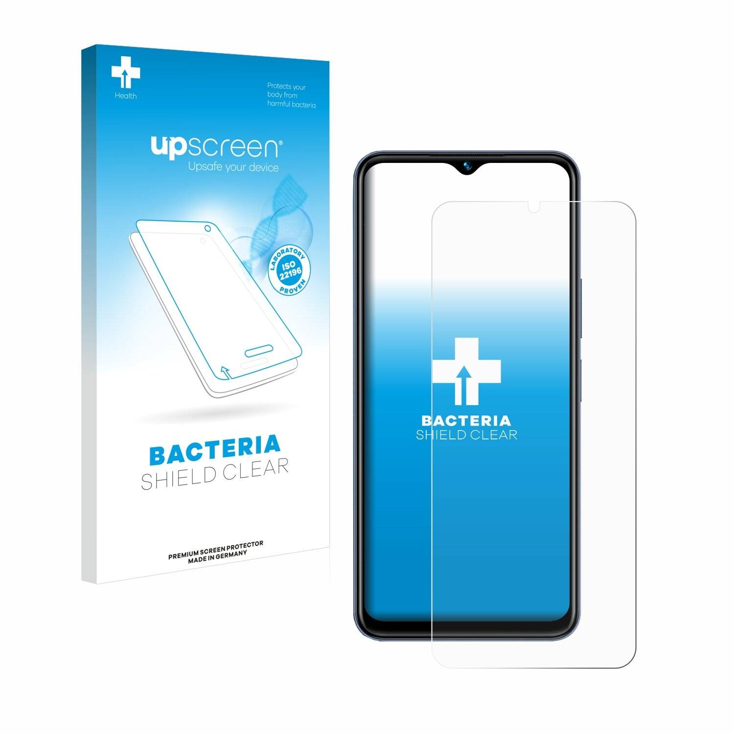 upscreen Bacteria Shield Schutzfolie für Vivo Y22s -