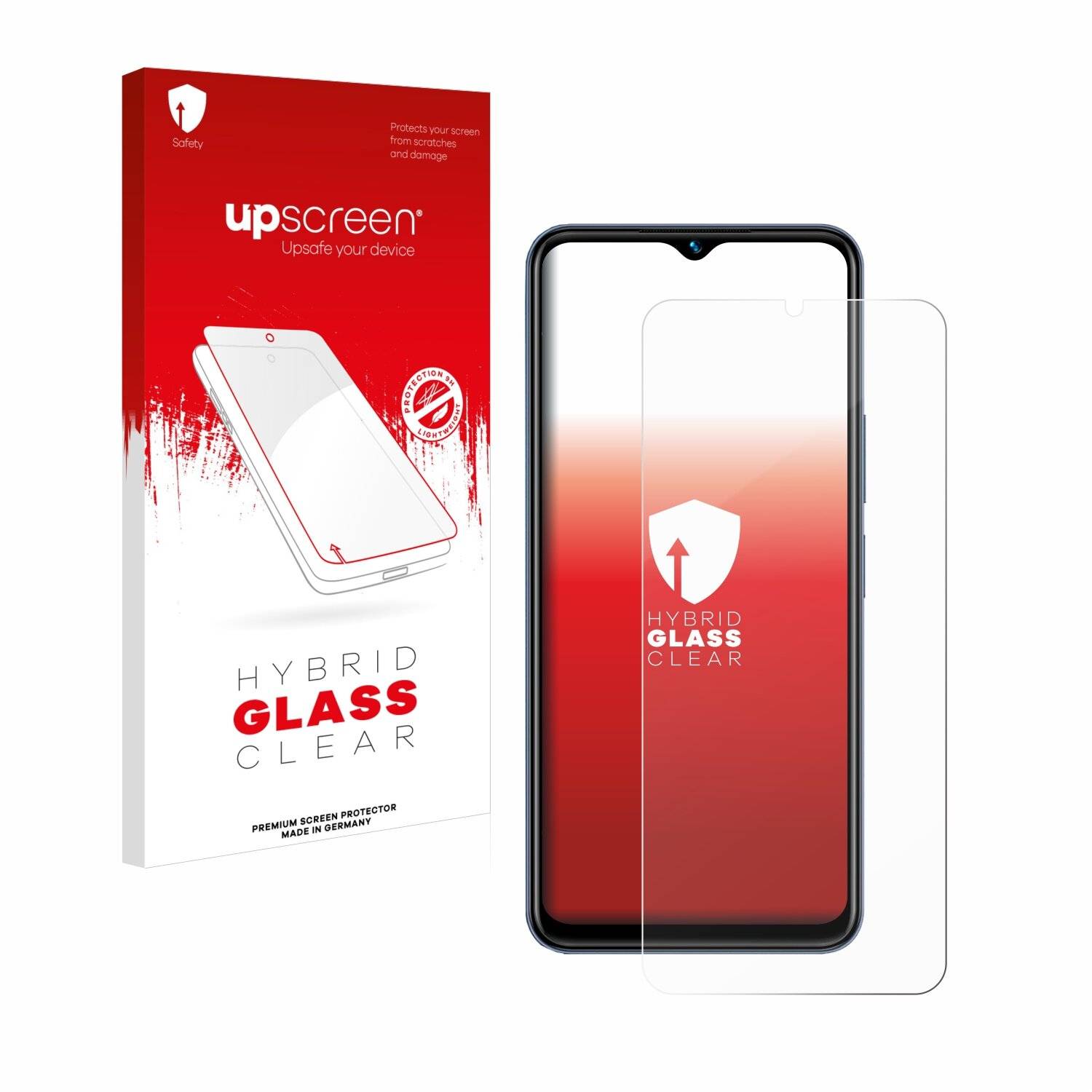 upscreen Hybrid Glas Panzer-Folie für Vivo