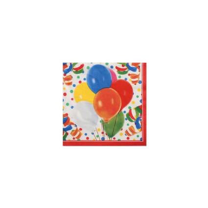 PAPSTAR Motiv-Servietten "Lucky Balloons", 330 x 330 mm