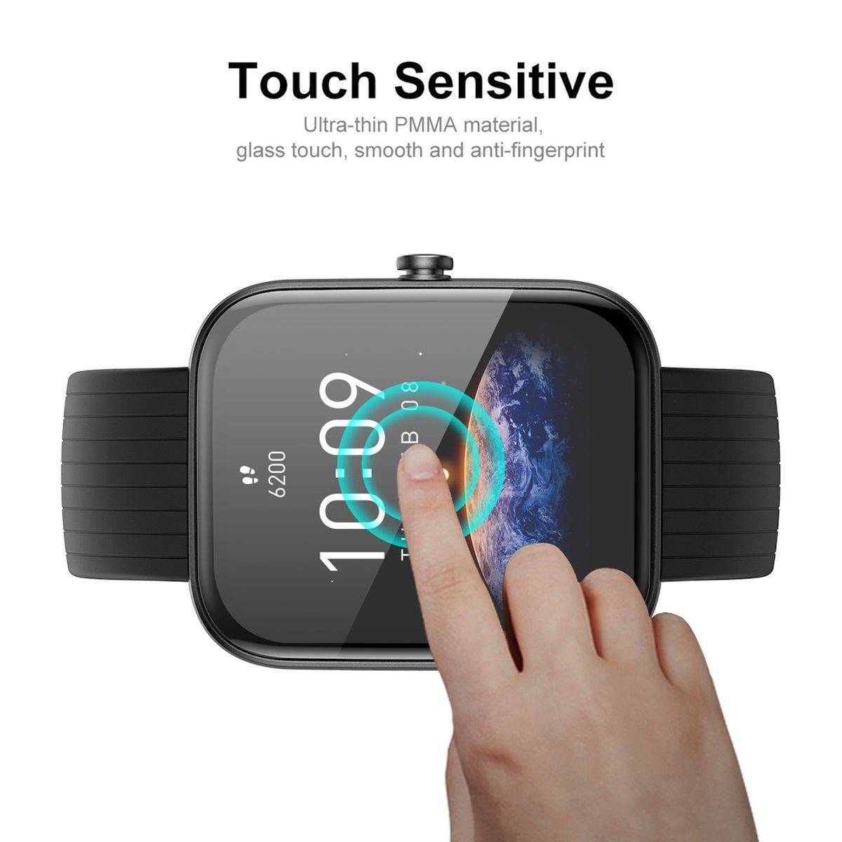 Für Amazfit Bip 5 / Bip 5 Pro 3D 0,3mm H9 Hart Glas Folie Transparent