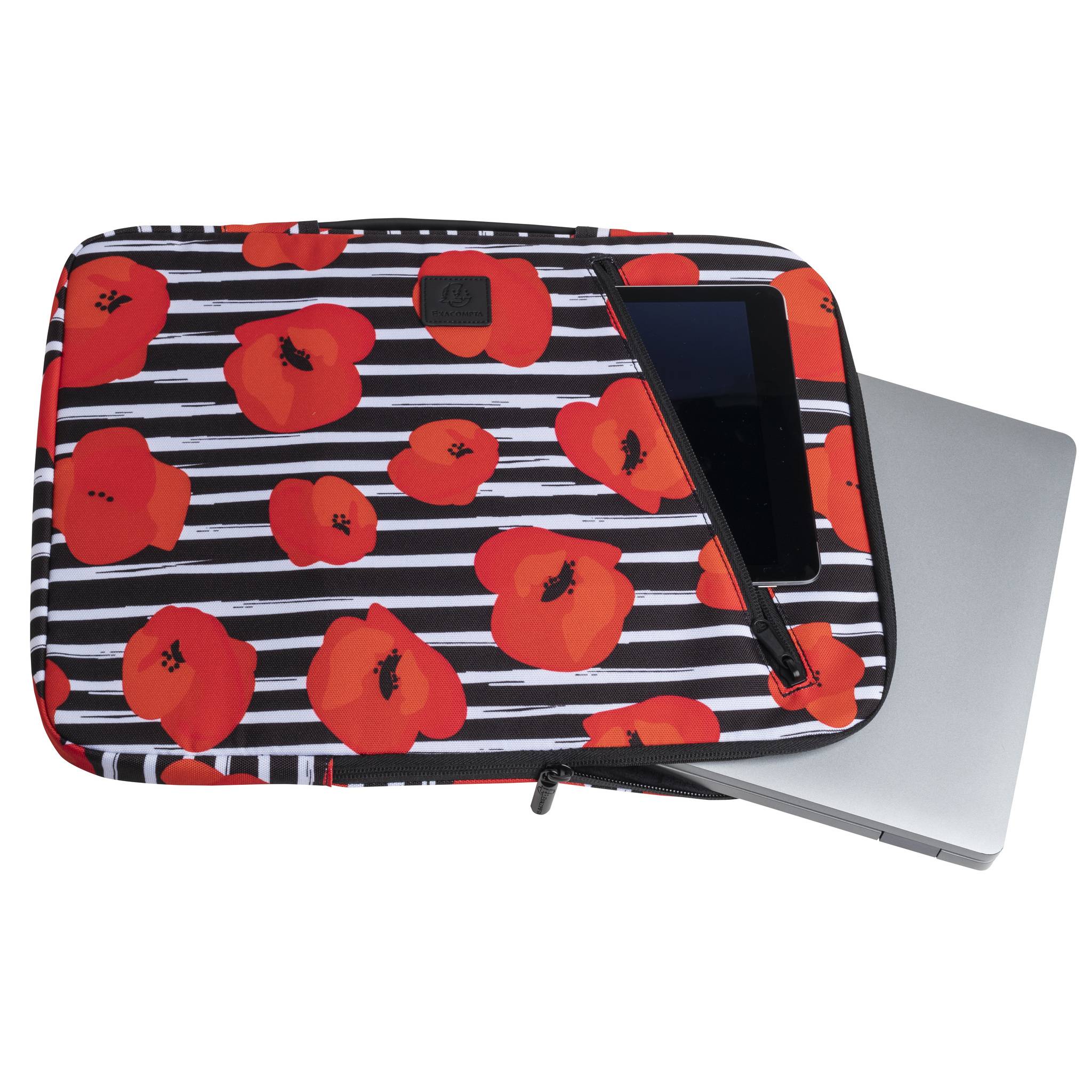 Exacompta Laptoptasche Sleeve 13-14' Mohnblume - Motiv| - 17213E