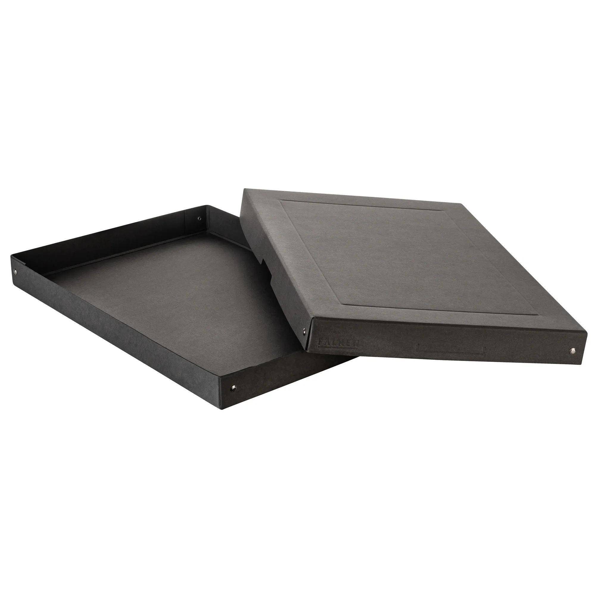 Falken 5x PURE Box Black DIN A3, Füllhöhe 40 mm schwarz - Schwarz - 22001680F