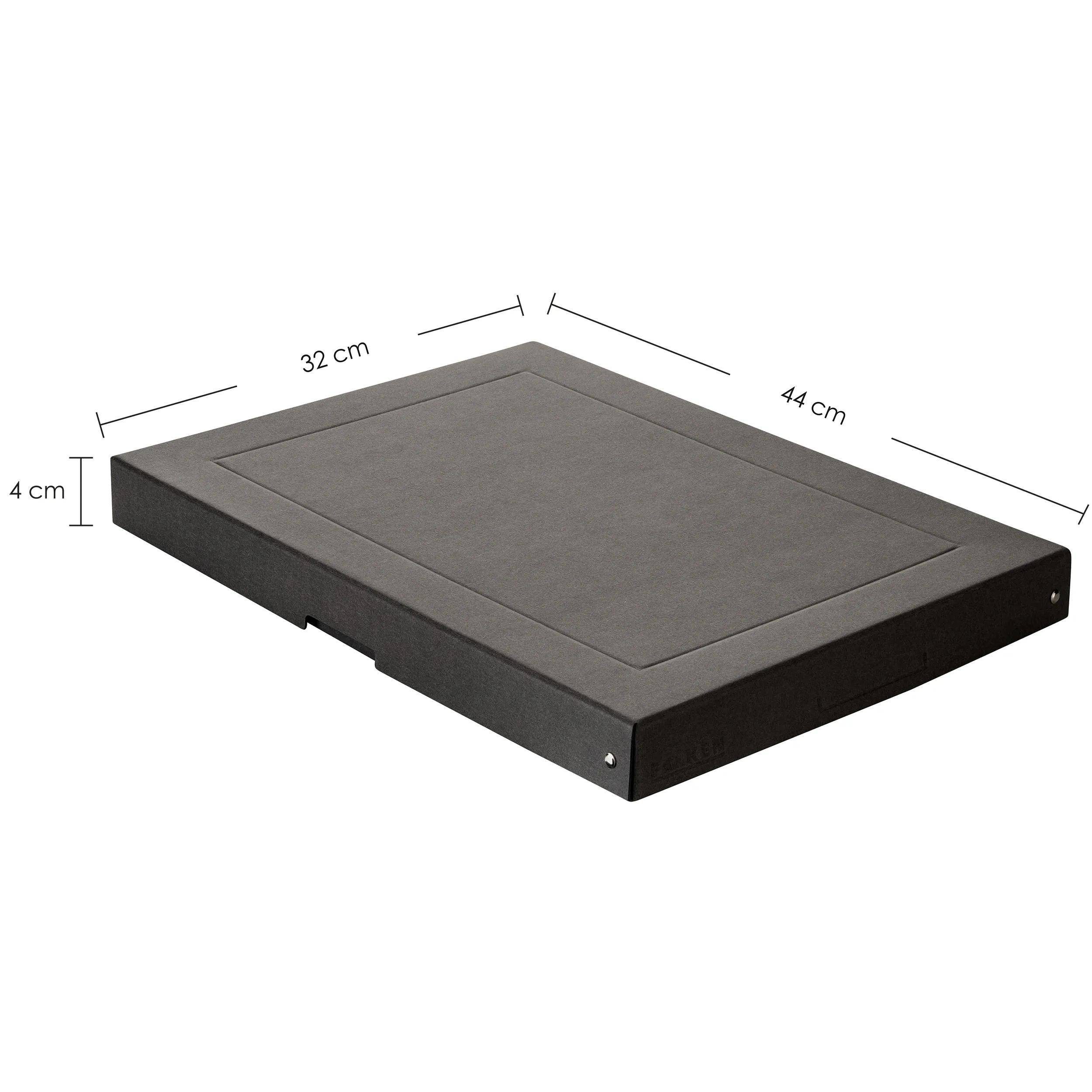 Falken 5x PURE Box Black DIN A3, Füllhöhe 40 mm schwarz - Schwarz - 22001680F