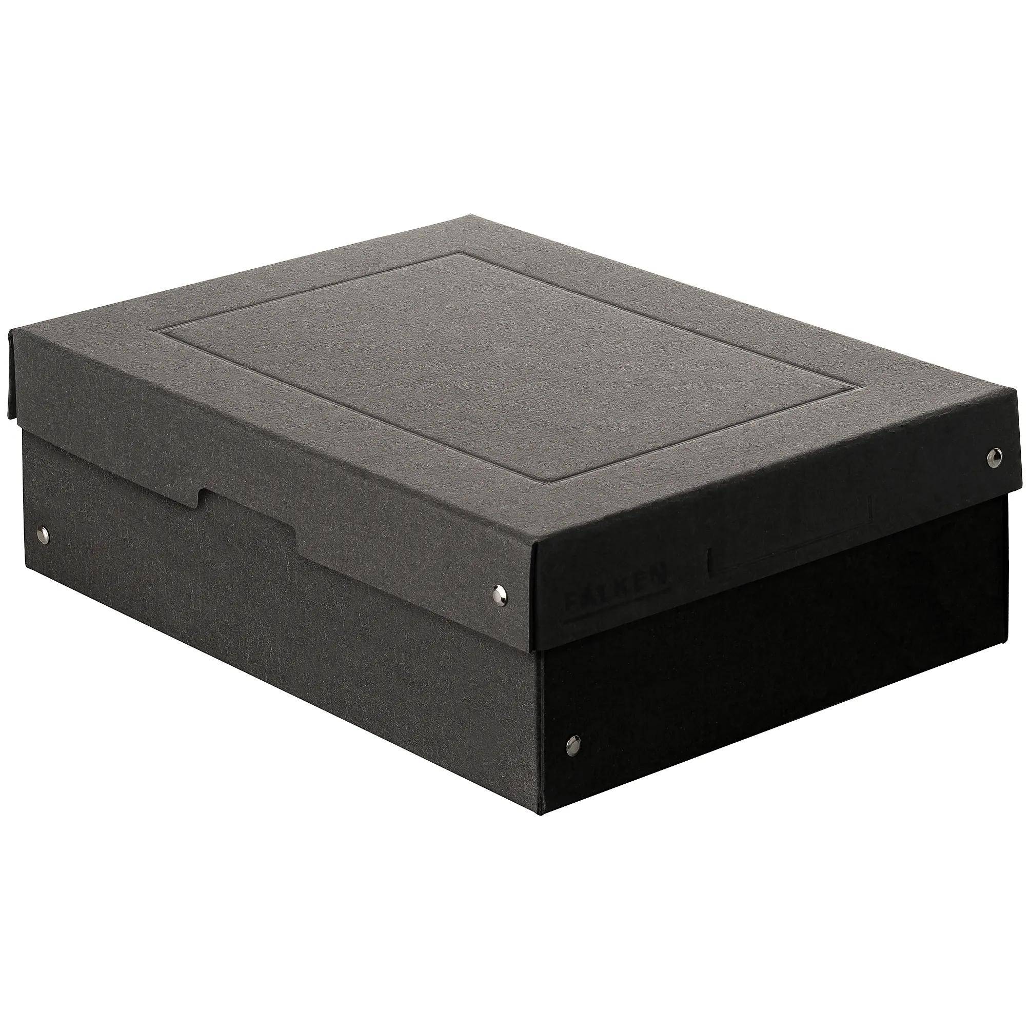 Falken 5x PURE Box Black DIN A4, Füllhöhe 100 mm schwarz - Schwarz - 22001704F