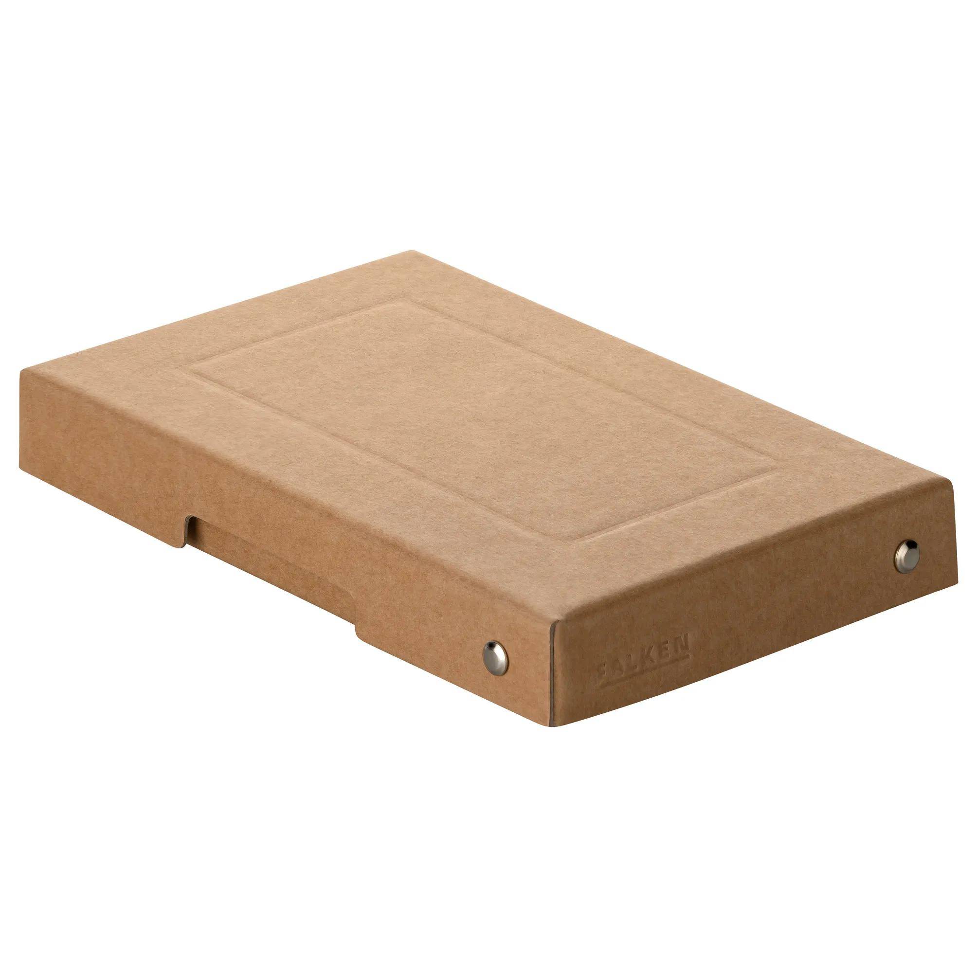 Falken 5x PURE Box Nature DIN A6, Füllhöhe 25 mm braun - Braun - 22001824F