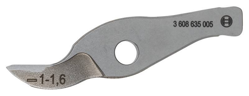 Bosch Power Tools Messer gerade bis 1,6 mm, 2608635406