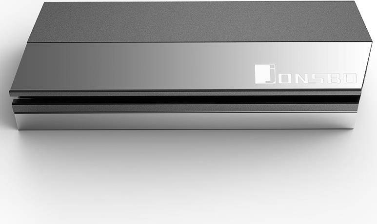 Jonsbo M.2 GREY Computer Kühlkomponente Solid-State-Laufwerk Kühlkörper 1 Stück(e) Schwarz