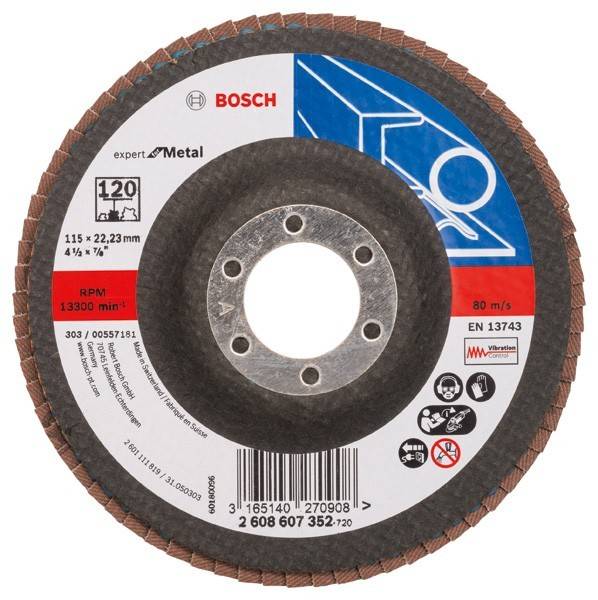 Bosch Power Tools Fächerschleifscheibe 2608607352