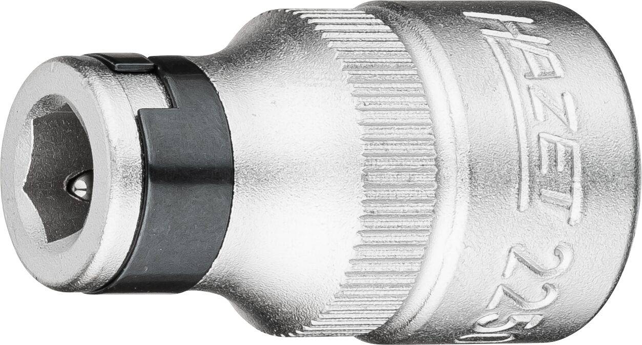 HAZET Adapter 2250-5 ∙ Vierkant hohl 12,5 mm (1/2 Zoll) ∙ Sechskant hohl 8 mm (5/16 Zoll)